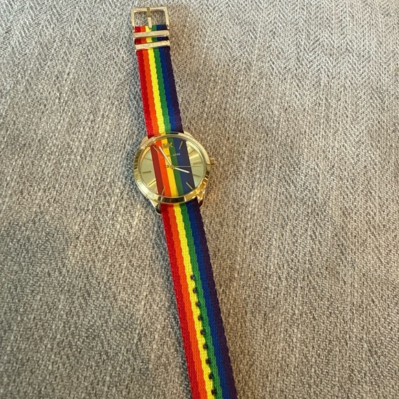 Michael Kors Runway Mercer Pride Rainbow Watch - Picture 3 of 11